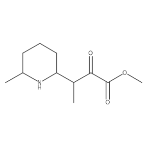 Methyl 3-(6-methylpiperidin-2-yl)-2-oxobutanoate结构式