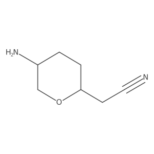 2-((5S)-5-Aminotetrahydro-2H-pyran-2-yl)acetonitrile结构式