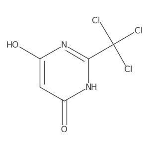 6-Hydroxy-2-(trichloromethyl)-3,4-dihydropyrimidin-4-one Structure
