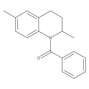 (3,4-Dihydro-2,6-dimethyl-1(2H)-quinolinyl)phenylmethanone结构式