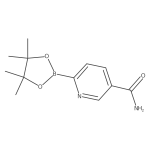 6-(4,4,5,5-Tetramethyl-1,3,2-dioxaborolan-2-YL)nicotinamide Structure