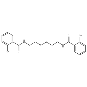 Dithiodiethyl bis-salicylamide结构式