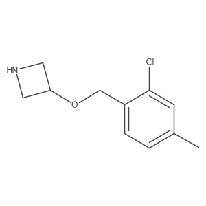 3-[(2-Chloro-4-methylphenyl)methoxy]azetidine Structure