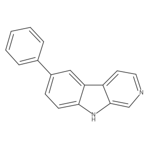 6-Phenyl-9H-pyrido[3,4-b]indole Structure