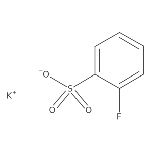 Potassium 2-fluorobenzenesulfonate结构式