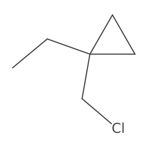 1-(Chloromethyl)-1-ethylcyclopropane结构式
