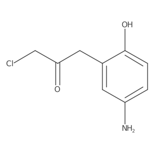 1-(5-Amino-2-hydroxyphenyl)-3-chloropropan-2-one Structure