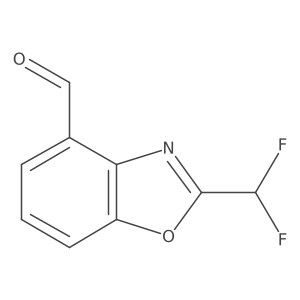 2-(Difluoromethyl)benzo[d]oxazole-4-carboxaldehyde Structure