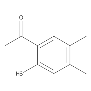 1-(2-Mercapto-4,5-dimethylphenyl)ethanone Structure
