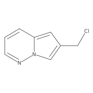 6-(Chloromethyl)pyrrolo[1,2-b]pyridazine Structure