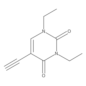 1,3-Diethyl-5-ethynyl-1,2,3,4-tetrahydropyrimidine-2,4-dione Structure