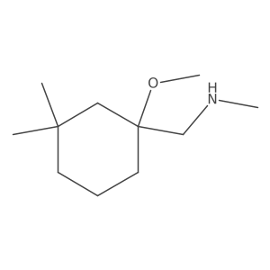 [(1-Methoxy-3,3-dimethylcyclohexyl)methyl](methyl)amine结构式