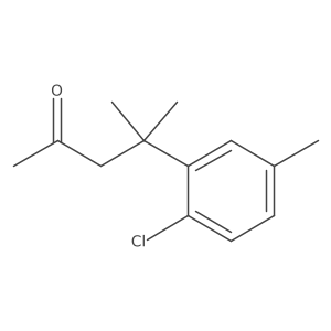 2-Pentanone, 4-(2-chloro-5-methylphenyl)-4-methyl-结构式