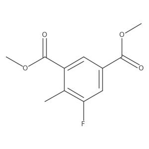 1,3-Dimethyl 5-fluoro-4-methyl-1,3-benzenedicarboxylate Structure