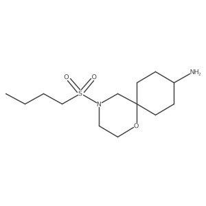 4-(Butane-1-sulfonyl)-1-oxa-4-azaspiro[5.5]undecan-9-amine Structure