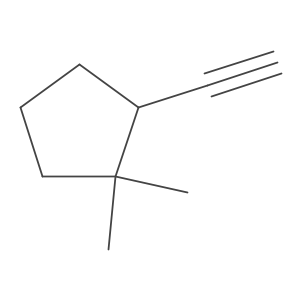 2-Ethynyl-1,1-dimethylcyclopentane结构式