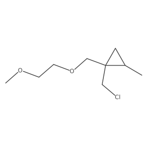 1-(Chloromethyl)-1-[(2-methoxyethoxy)methyl]-2-methylcyclopropane Structure