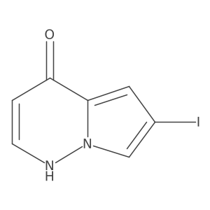 6-Iodopyrrolo[1,2-b]pyridazin-4-ol Structure