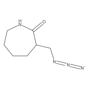 3-(Azidomethyl)azepan-2-one结构式