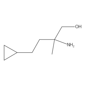 2-Amino-4-cyclopropyl-2-methylbutan-1-ol结构式