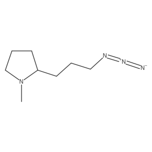 2-(3-Azidopropyl)-1-methylpyrrolidine Structure