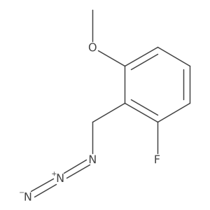 2-(Azidomethyl)-1-fluoro-3-methoxybenzene结构式