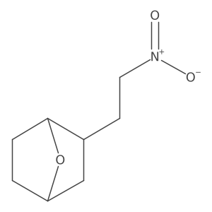 2-(2-Nitroethyl)-7-oxabicyclo[2.2.1]heptane结构式