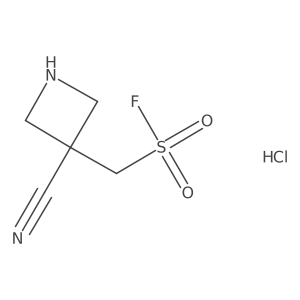 (3-Cyanoazetidin-3-yl)methanesulfonyl fluoride;hydrochloride结构式