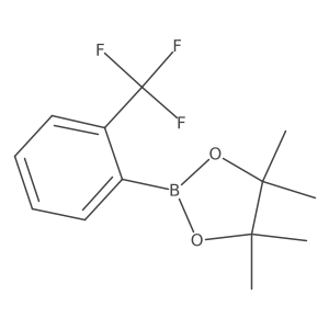 4,4,5,5-Tetramethyl-2-[2,3,4,5-tetradeuterio-6-(trifluoromethyl)phenyl]-1,3,2-dioxaborolane结构式