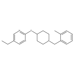 5-Ethyl-2-({1-[(2-methylphenyl)methyl]piperidin-4-yl}oxy)pyrimidine结构式