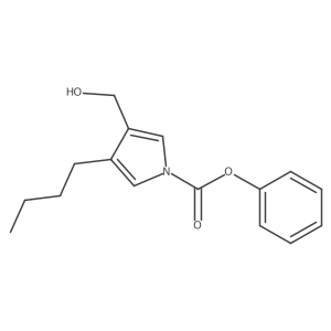 Phenyl 3-Butyl-4-(hydroxymethyl)-1H-pyrrole-1-carboxylate结构式