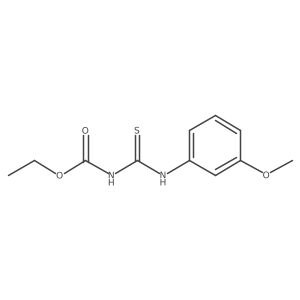 ethyl N-[(3-methoxyphenyl)carbamothioyl]carbamate Structure
