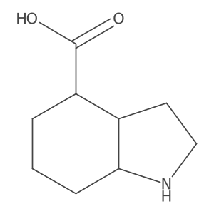 rac-(3aR,7aS)-octahydro-1H-indole-4-carboxylic acid Structure