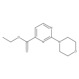 Ethyl 2-(morpholin-4-yl)pyrimidine-4-carboxylate Structure