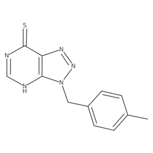 3-(4-methylbenzyl)-3H-[1,2,3]triazolo[4,5-d]pyrimidine-7-thiol Structure