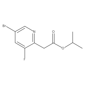 Isopropyl 2-(5-bromo-3-fluoropyridin-2-yl)acetate Structure