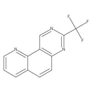 8-(Trifluoromethyl)pyrido[2,3-f]quinazoline结构式