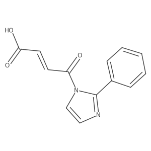 4-Oxo-4-(2-phenyl-1H-imidazol-1-yl)-2-butenoic acid Structure