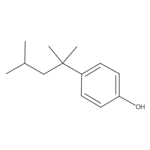 4-(1,1,3,3-Tetramethylpropyl)phenol Structure