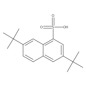 3,7-Di-tert-butylnaphthalene-1-sulfonic acid Structure