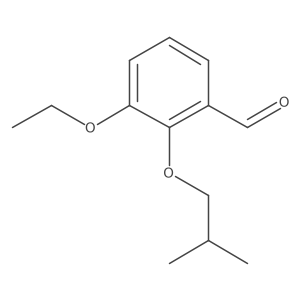 3-Ethoxy-2-(2-methylpropoxy)benzaldehyde结构式