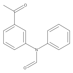 N-(3-Acetylphenyl)-N-phenylformamide Structure