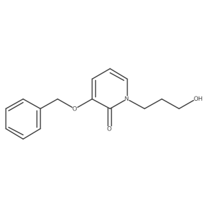 3-(benzyloxy)-1-(3-hydroxypropyl)pyridin-2(1H)-one结构式