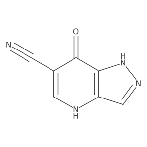 7-Oxo-4,7-dihydro-1H-pyrazolo[4,3-B]pyridine-6-carbonitrile结构式