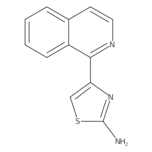 2-Thiazolamine, 4-(1-isoquinolinyl)-结构式