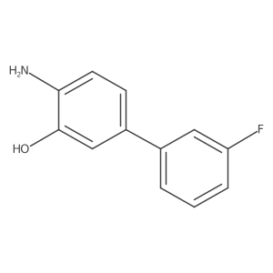 2-amino-5-(3-fluorophenyl)phenol结构式