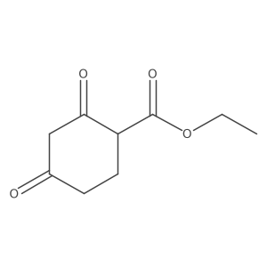 Ethyl 2,4-dioxocyclohexanecarboxylate结构式