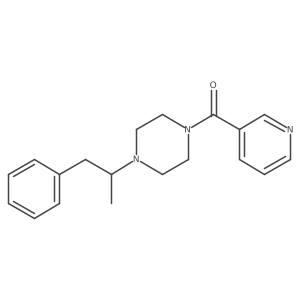 [4-(1-Methyl-2-phenylethyl)-1-piperazinyl]-3-pyridinylmethanone Structure