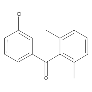 3-Chloro-2',6'-dimethylbenzophenone结构式