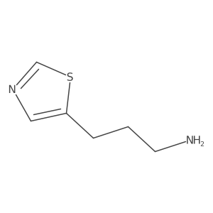 3-(Thiazol-5-yl)propan-1-amine结构式